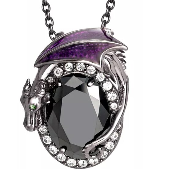ROCKLOVE Disneys Maleficent Dragon Pendant - Picture 2 of 13